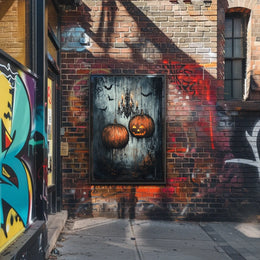 Halloween Night Jack-o'-Lantern Glow Artistic Poster