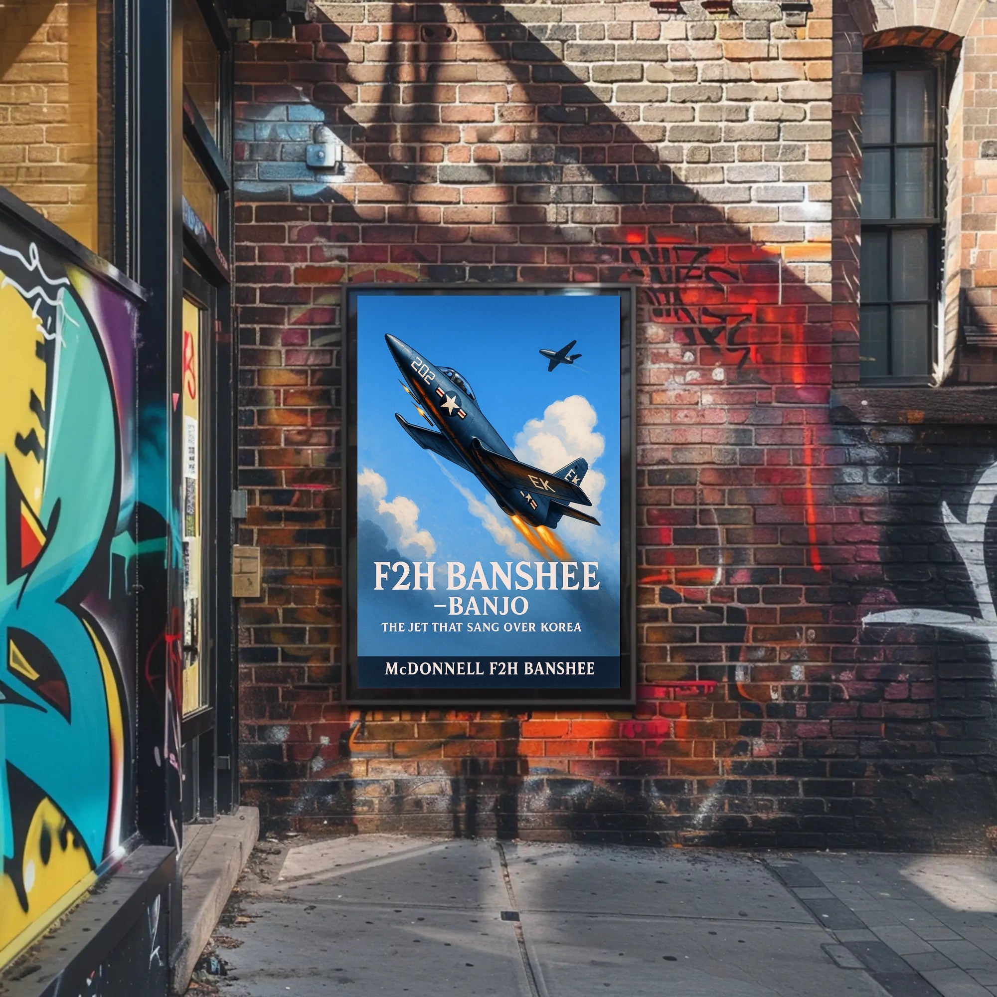 F2H Banshee The Jet That Sang Over Korea Poster PosterGoat