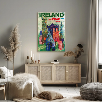 Ireland TWA Travel Poster