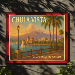 Chula Vista Scenic Travel Poster Art Print