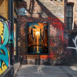 Urban Sunrise Poster PosterGoat