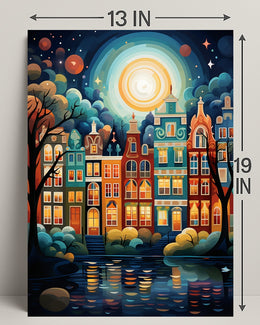 Enchanted Cityscape Poster