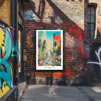 Los Angeles Vibes Poster PosterGoat