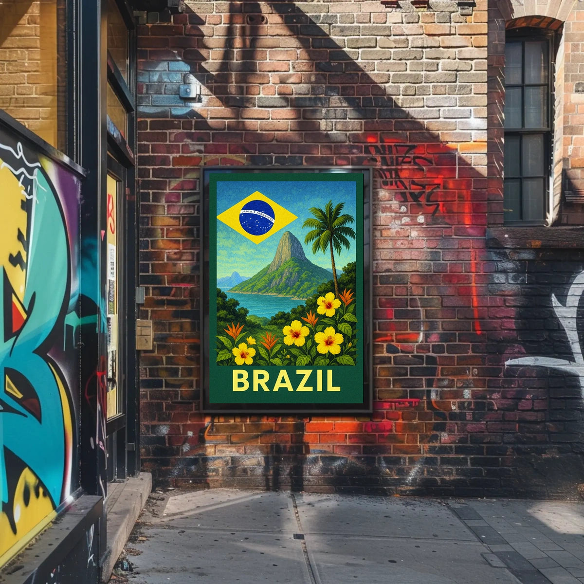 Brazil Vibrant Landscapes Poster