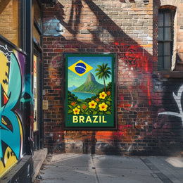 Brazil Vibrant Landscapes Poster