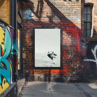 Serene Snow-Covered Mountain National Park Poster