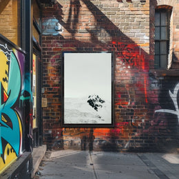 Serene Snow-Covered Mountain National Park Poster