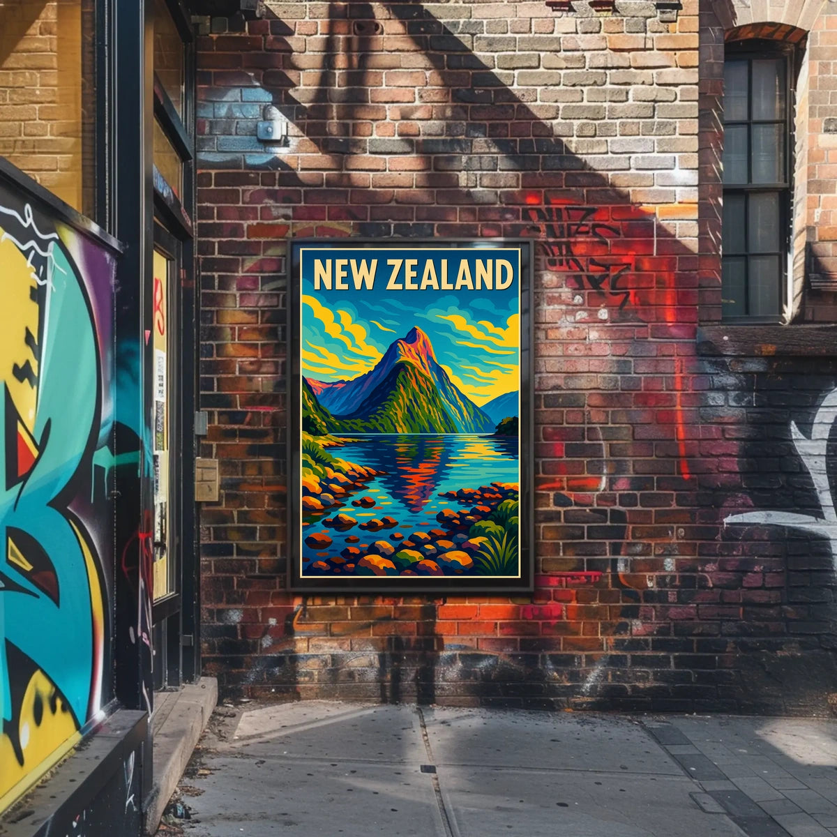 New Zealand Landscape Poster