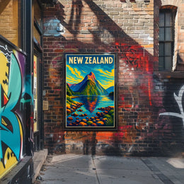 New Zealand Landscape Poster