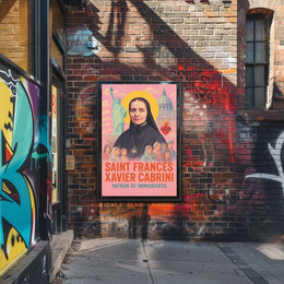 Saint Frances Xavier Cabrini Patron Of Poster