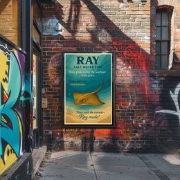 Rays Graceful Sea Dwellers Poster