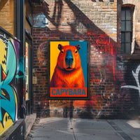 Capybara Art Poster