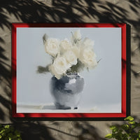 Serenity in White Poster