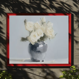Serenity in White Poster