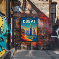 Dubai Poster City Of Wonders Vibrant Skyline For Travelers