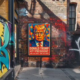 Donald Trump 47th President Poster