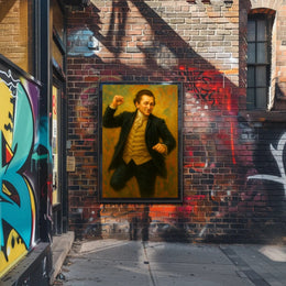 President James Monroe Funny Fist Pump Poster