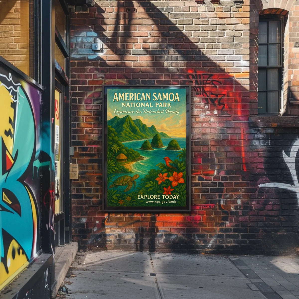 Discover American Samoa National Park Poster