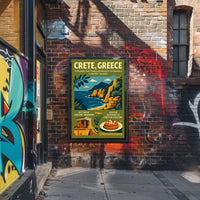 Crete's Timeless Beauty: Vintage Travel Poster