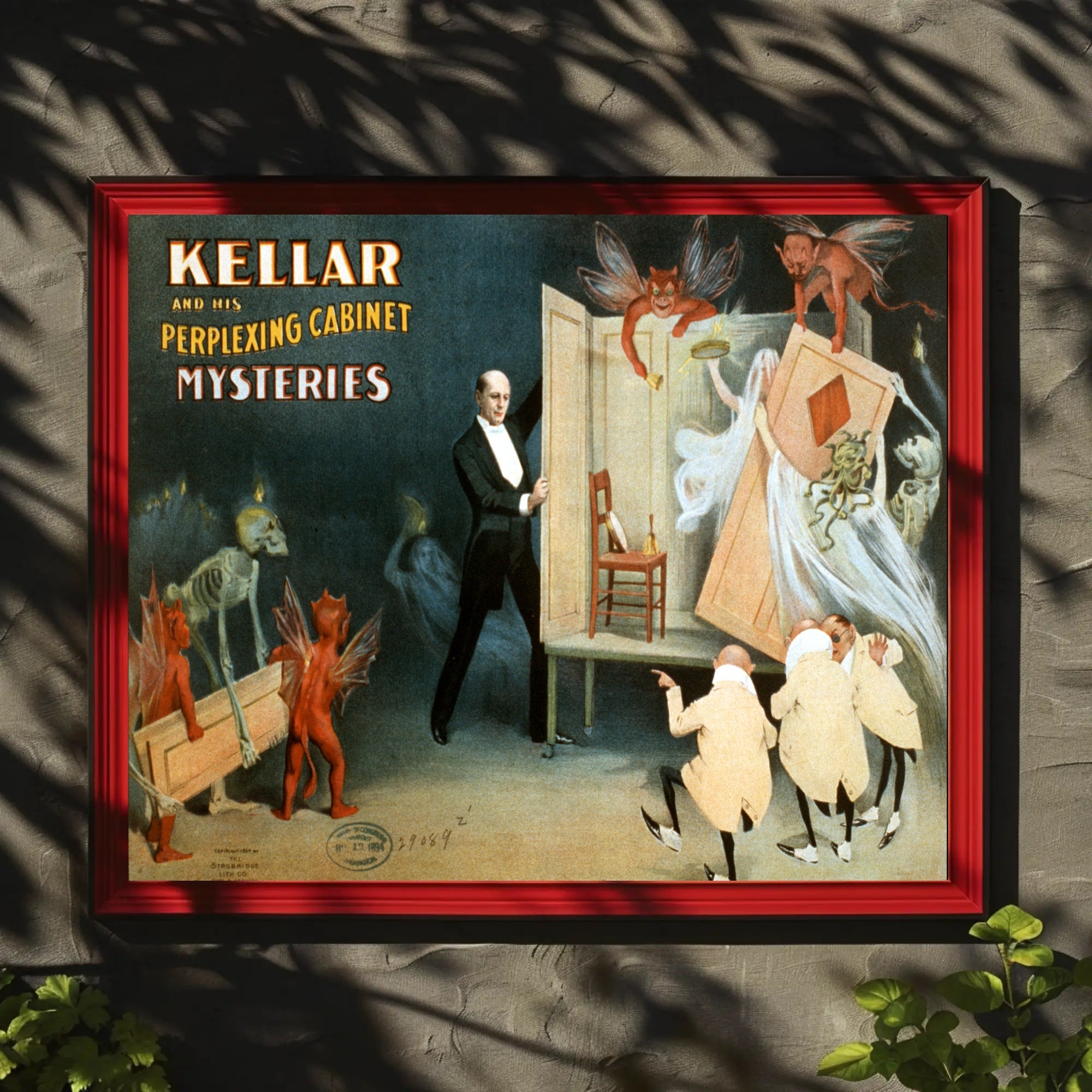 Kellar's Enchanting Cabinet Mysteries Magic Show Poster