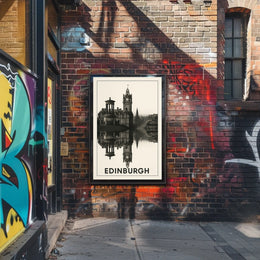 Edinburgh Reflection Poster