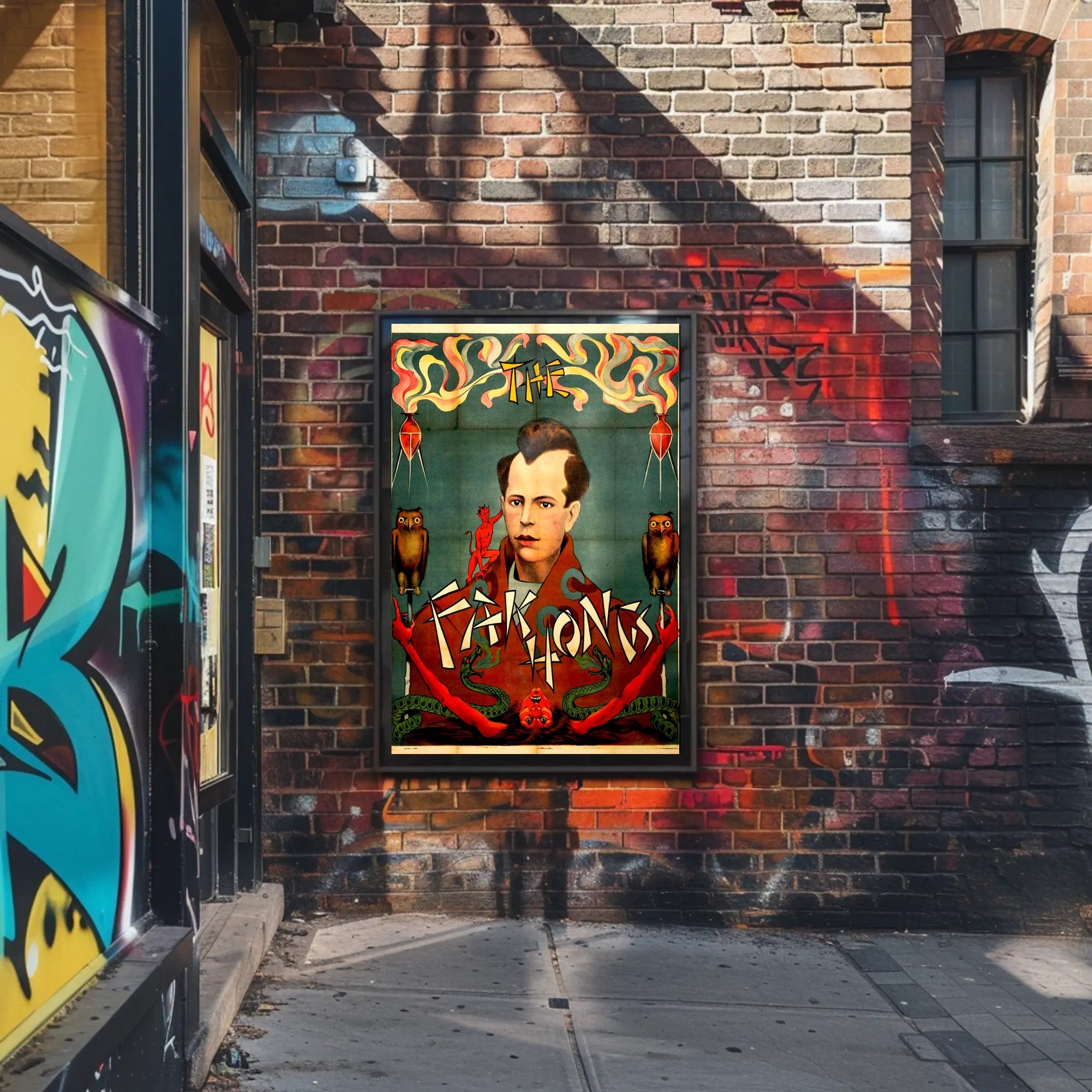 The Fak Hongs Magic Show Vintage Artistic Poster