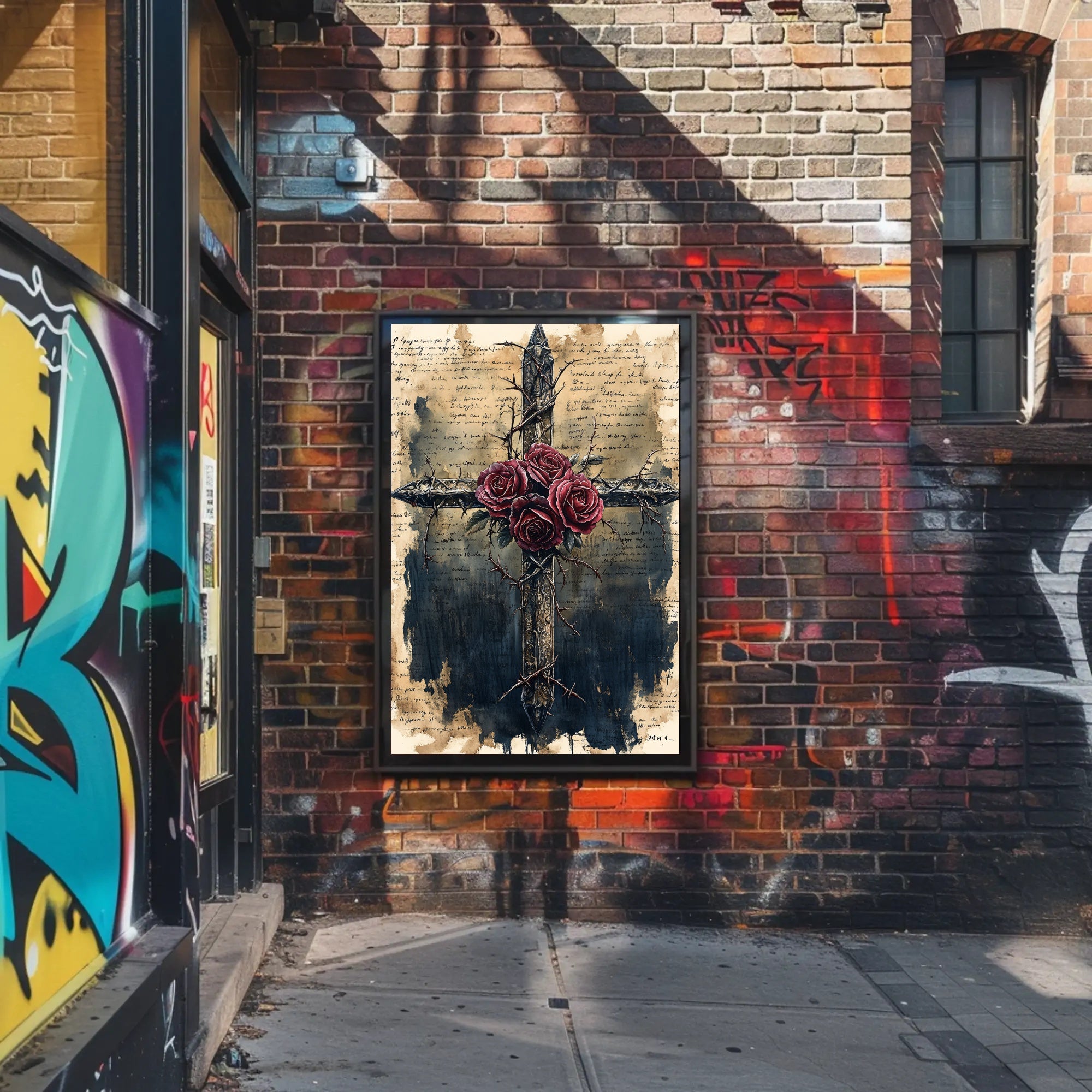 Roses And Thorns Poster