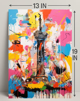 Vibrant Tower Poster
