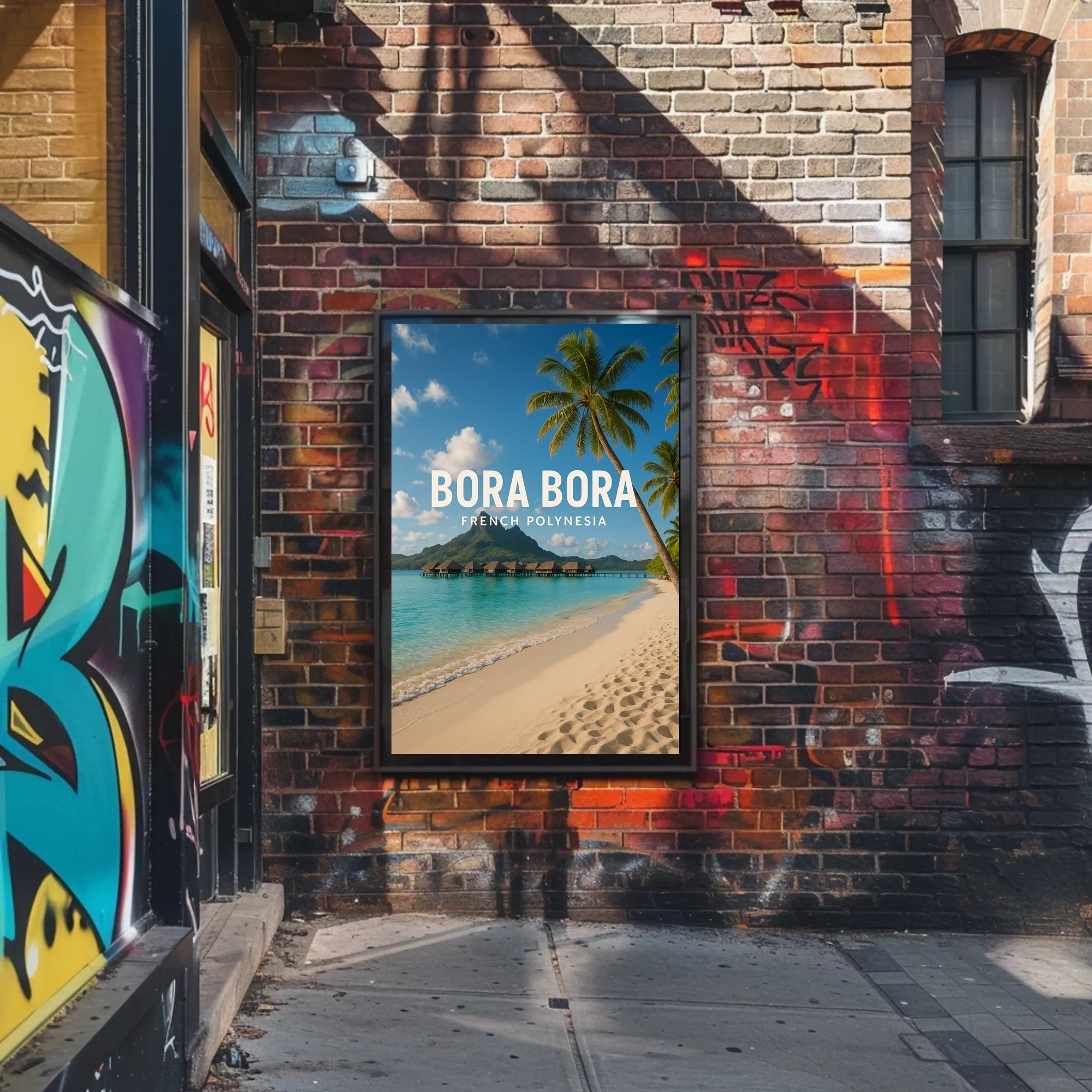 Bora Bora Tropical Paradise Travel Poster PosterGoat