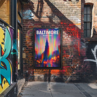 Baltimore Maryland Urban Photography Realism Poster