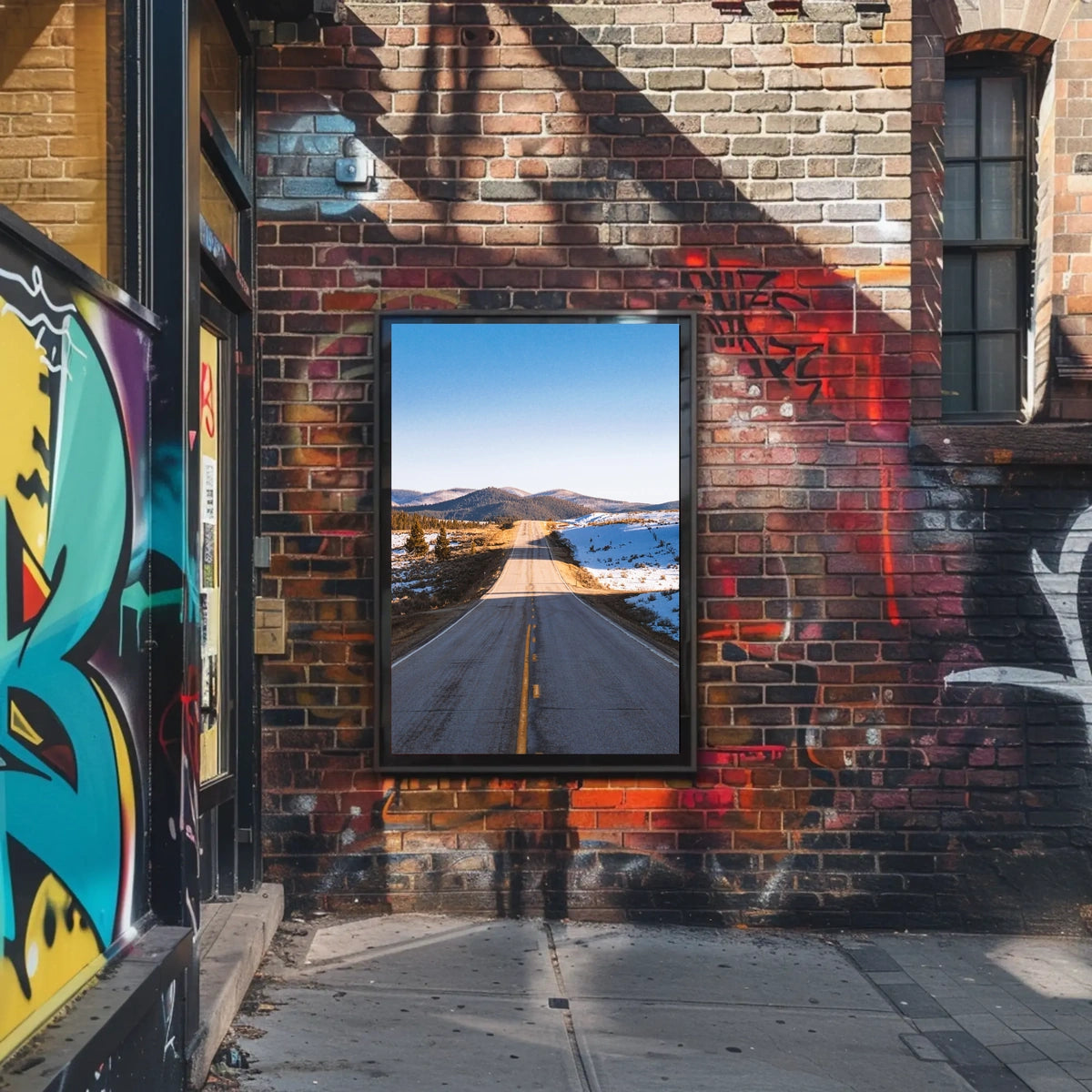 Open Road To The Horizon Poster