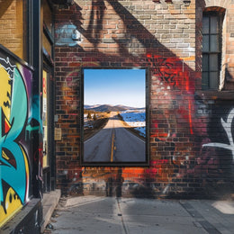 Open Road To The Horizon Poster