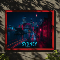 Sydney at Night Poster