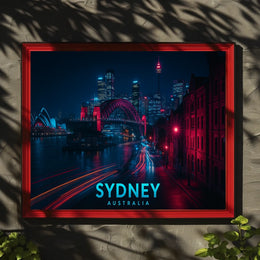 Sydney at Night Poster
