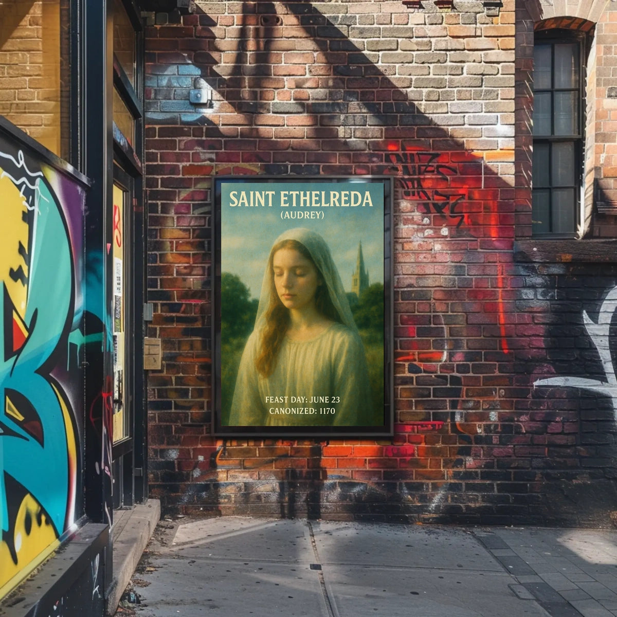 Saint Ethelreda (Audrey) Poster
