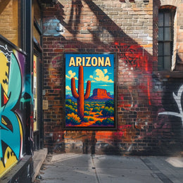 Arizona Desert Landscape Poster