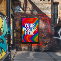 Vibrant Design Template Poster PosterGoat