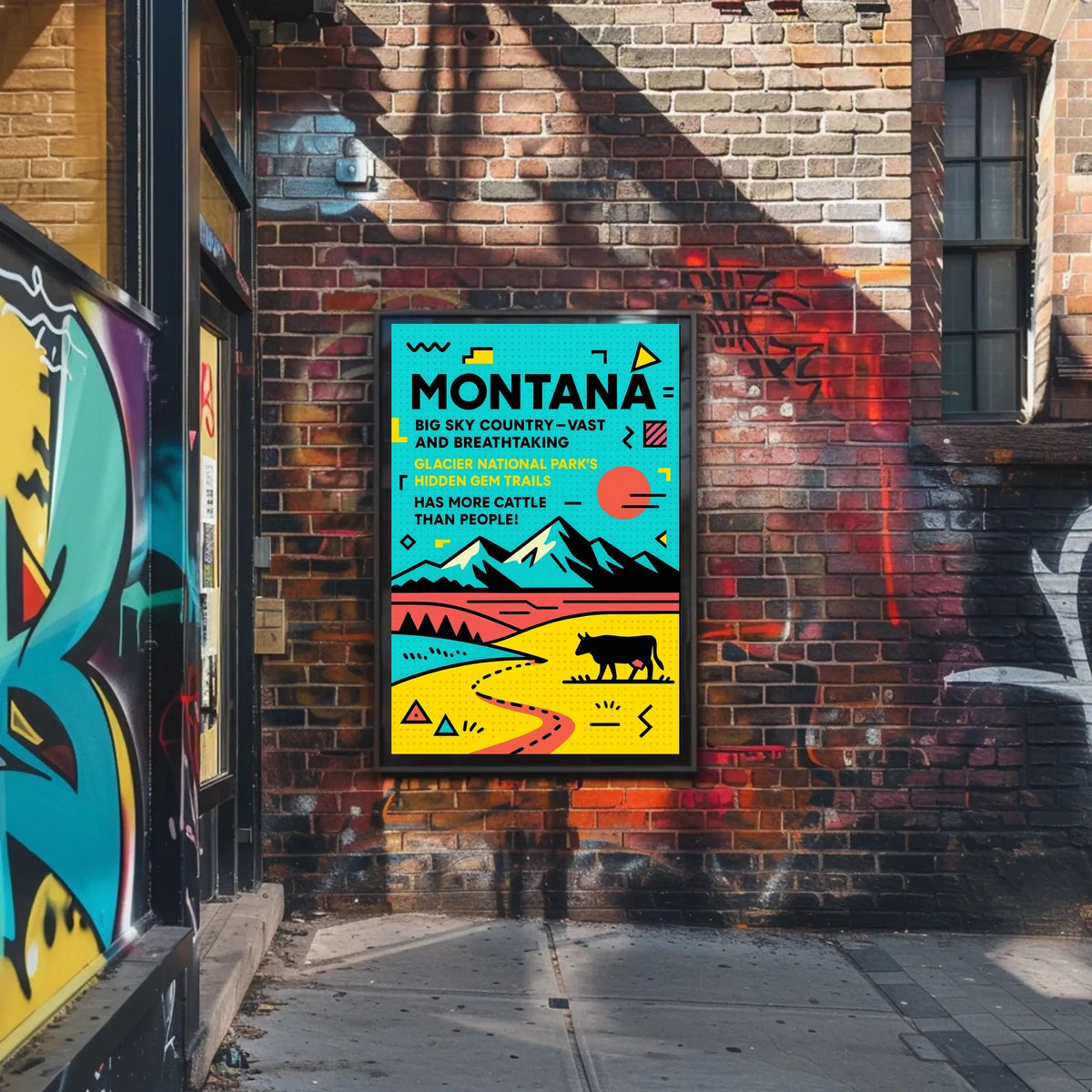Montana Big Sky Country Poster