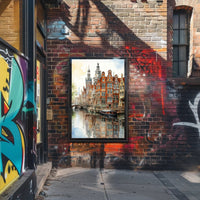 Reflections Of Amsterdam Poster