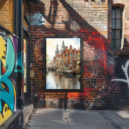 Reflections Of Amsterdam Poster