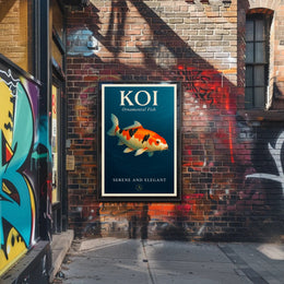 Koi  Ornamental Fish Poster PosterGoat