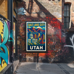 Salt Lake City Utah Poster