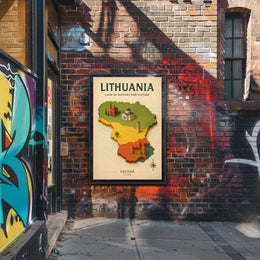 Lithuania Land Of History And Nature Poster