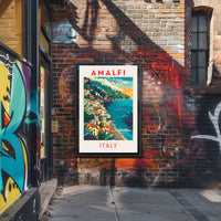 Amalfi Coast Travel Poster