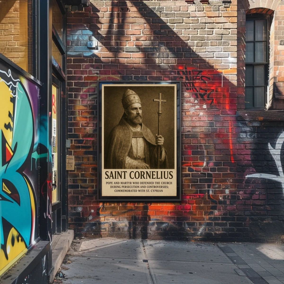 Saint Cornelius Pope And Martyr Poster