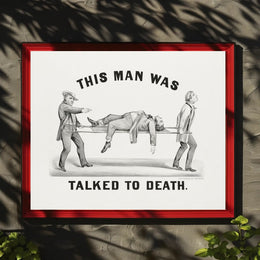 Talked to Death Poster