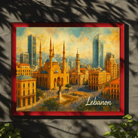 Beirut Cityscape Poster