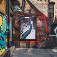 Serene Winter River Landscape - National Park Poster