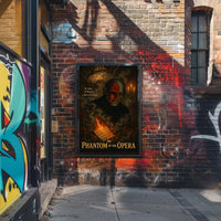 Phantom of the Opera Gothic Mystery Art Poster