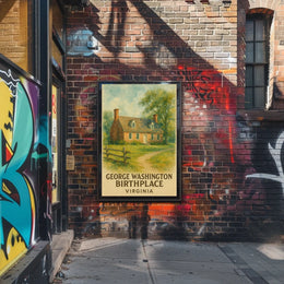 George Washington Birthplace Poster